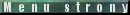 Menu strony